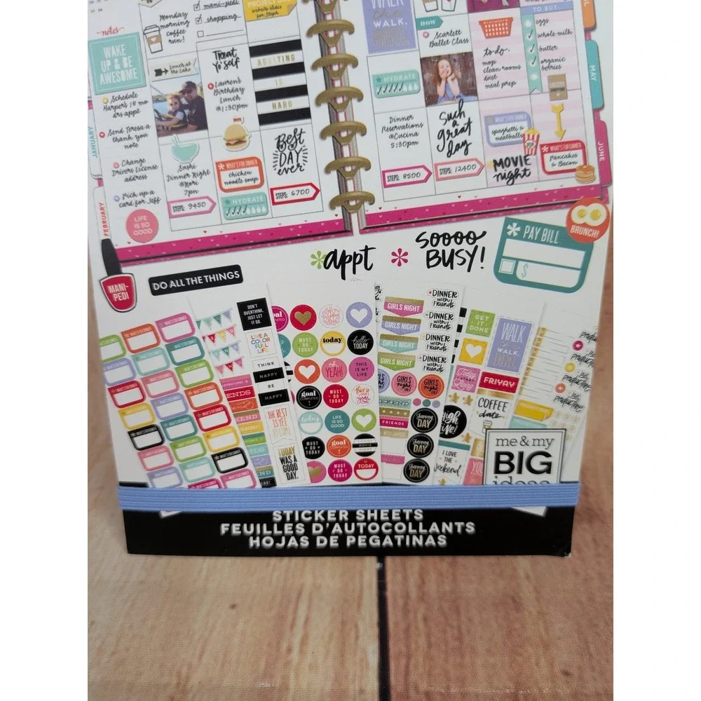 The Happy Planner Get it Done Do All the Things Sticker Book 30 Sheets 1829 Pcs